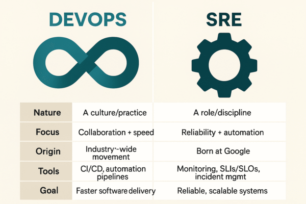 Devops vs sre