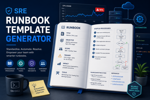 sre runbook template